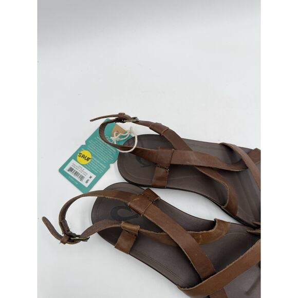 Olukai UPENA Women's NEW Sandal Kona Coffee US Size 6 - Picture 3 of 6